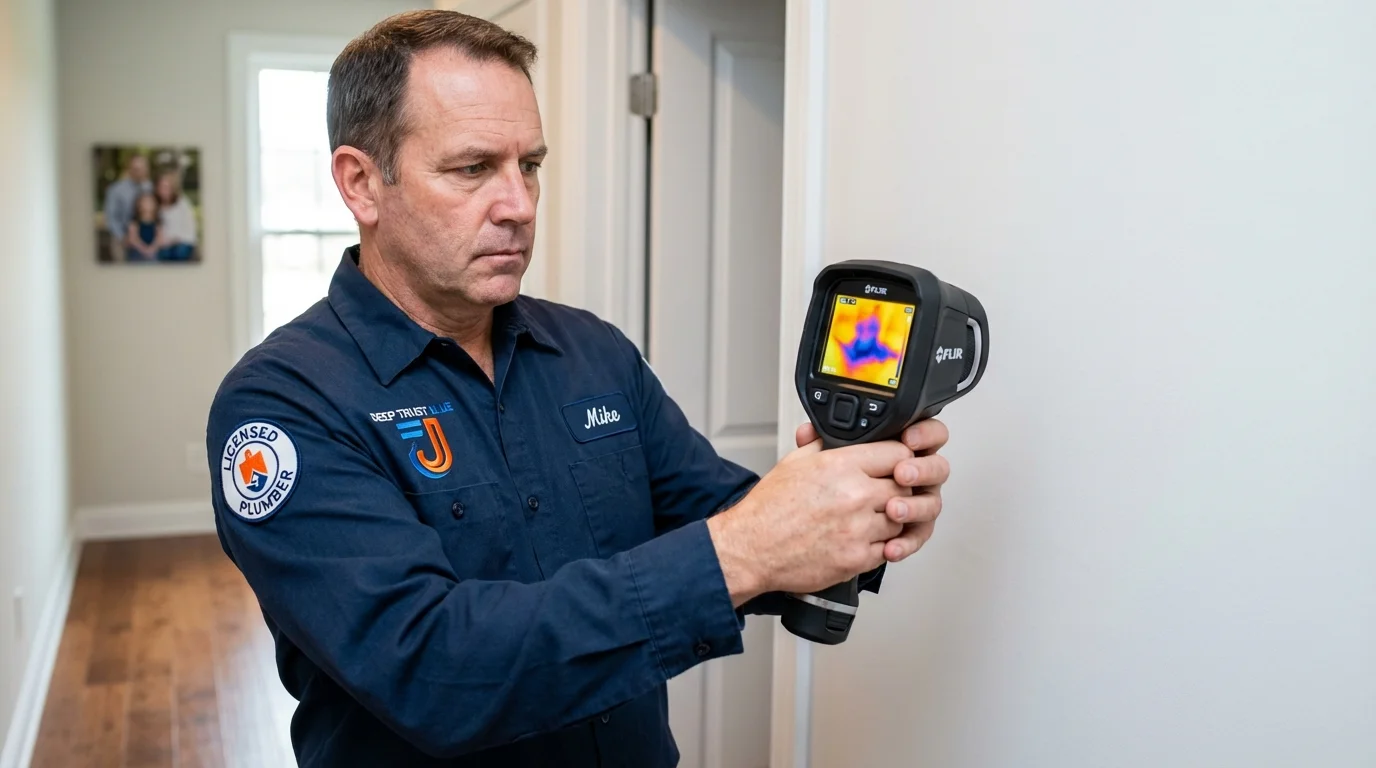 Thermal imaging leak detection by Johns Plumbing LLC in Mangum